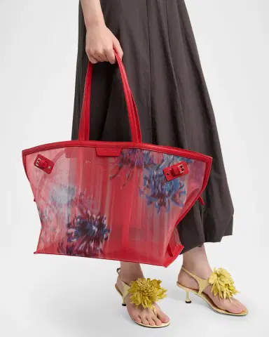 Proenza Schouler Days Printed Mesh Carryall Tote Bag | Thumbnail 6 Proenza Schouler Days Printed Mesh Carryall Tote Bag | Thumbnail 6
