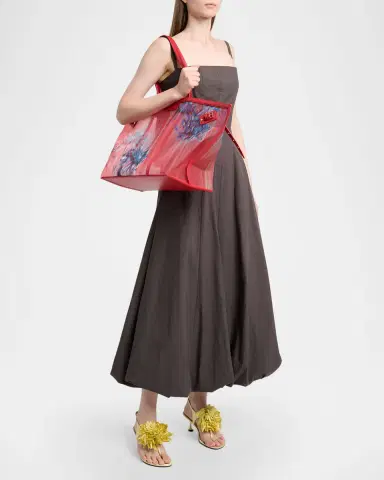 Proenza Schouler Days Printed Mesh Carryall Tote Bag | Thumbnail 9 Proenza Schouler Days Printed Mesh Carryall Tote Bag | Thumbnail 9