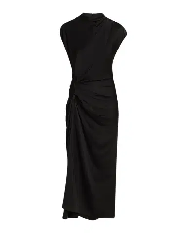 A.L.C. Alma Draped Satin Viscose Dress | Thumbnail 1