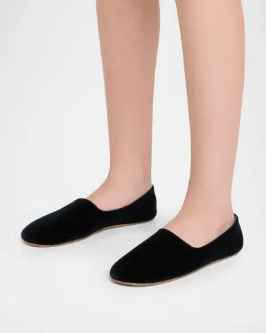 The Row Ponti Velvet Slippers | Thumbnail 2