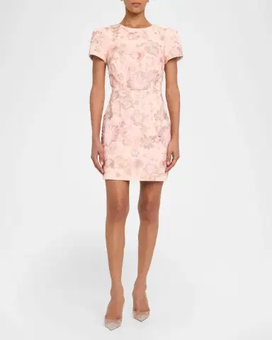 Milly Daisy Floral-Embroidered Mesh Mini Dress | Thumbnail 2 Milly Daisy Floral-Embroidered Mesh Mini Dress | Thumbnail 2