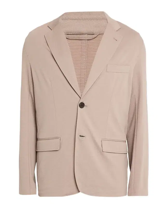 Emporio Armani Men's Micro-Textured Viscose Blend Single-Breasted Blazer