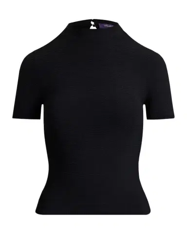 Ralph Lauren Collection Stretch Short-Sleeve Sweater | Thumbnail 1 Ralph Lauren Collection Stretch Short-Sleeve Sweater | Thumbnail 1