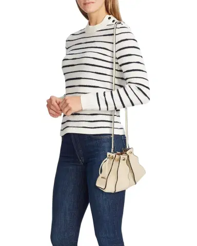 Ulla Johnson Adria Small Pleated Wave Leather Crossbody Bag | Thumbnail 1 Ulla Johnson Adria Small Pleated Wave Leather Crossbody Bag | Thumbnail 1