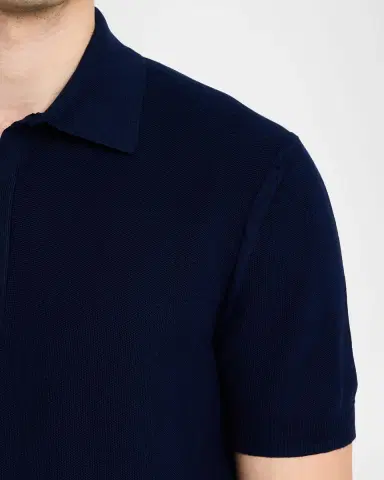 Tom Ford Men's Classic-Fit Cotton Pique Polo Shirt | Thumbnail 5
