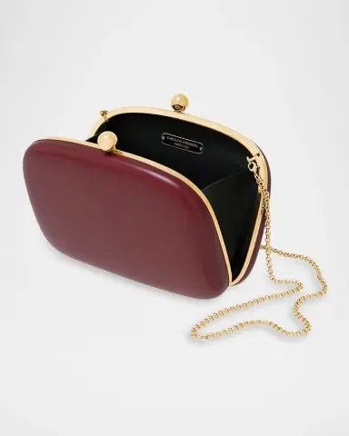 Carolina Herrera Vega Leather Clutch Bag | Thumbnail 3 Carolina Herrera Vega Leather Clutch Bag | Thumbnail 3
