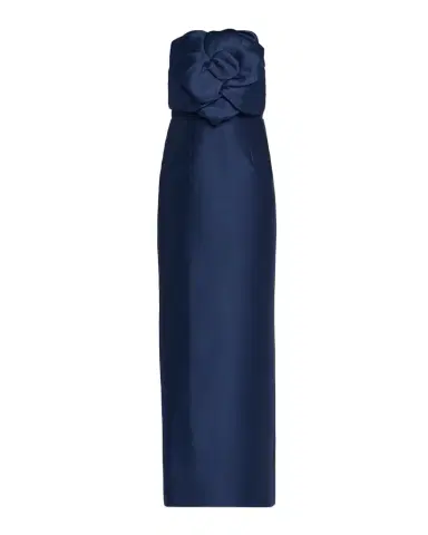 SACHIN & BABI Sara Strapless Floral Applique Mikado Gown | Thumbnail 1 SACHIN & BABI Sara Strapless Floral Applique Mikado Gown | Thumbnail 1