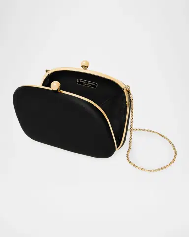 Carolina Herrera Vega Satin Clutch Bag | Thumbnail 3 Carolina Herrera Vega Satin Clutch Bag | Thumbnail 3