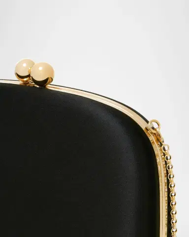 Carolina Herrera Vega Satin Clutch Bag | Thumbnail 5 Carolina Herrera Vega Satin Clutch Bag | Thumbnail 5