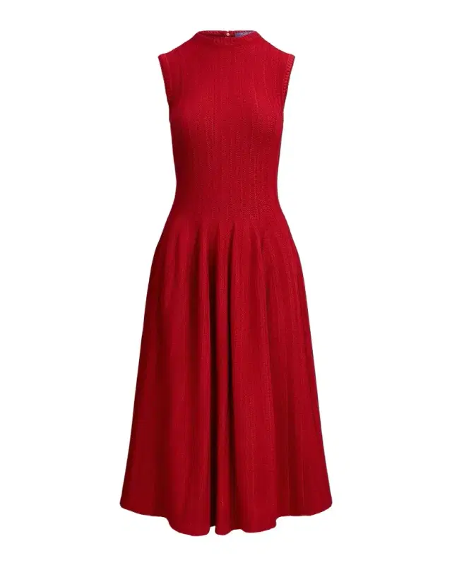 Jeena Embroidered Silk-Blend Day Dress