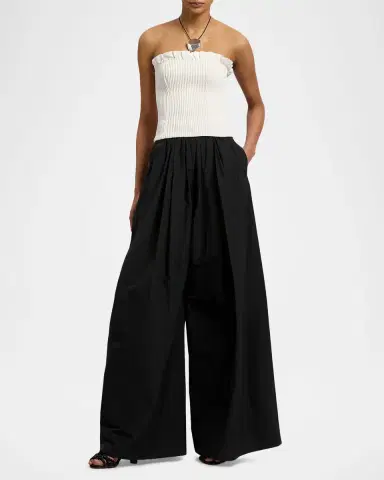 Ralph Lauren Collection Fisher Lambskin Bustier | Thumbnail 2 Ralph Lauren Collection Fisher Lambskin Bustier | Thumbnail 2