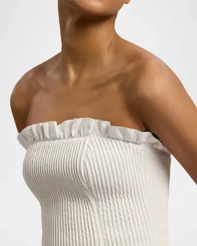 Ralph Lauren Collection Fisher Lambskin Bustier | Thumbnail 5 Ralph Lauren Collection Fisher Lambskin Bustier | Thumbnail 5