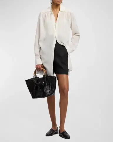 Ralph Lauren Collection Karmen Linen Voile Shirt | Thumbnail 2 Ralph Lauren Collection Karmen Linen Voile Shirt | Thumbnail 2