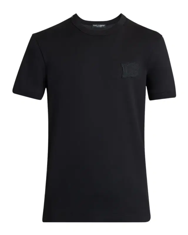Dolce & Gabbana Men 's Cotton DG-Patch Crewneck T-Shirt