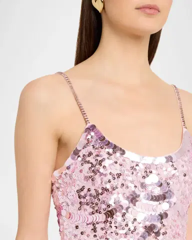 LoveShackFancy Liria Sequined Mini Dress | Thumbnail 5 LoveShackFancy Liria Sequined Mini Dress | Thumbnail 5