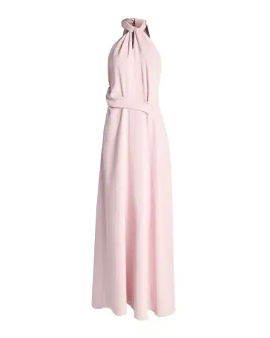 Kate Barton Kate Twist-Front Halter Crepe Gown | Thumbnail 1 Kate Barton Kate Twist-Front Halter Crepe Gown | Thumbnail 1