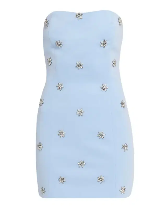 Generation Love Pixie Strapless Crystal-Embellished Mini Dress