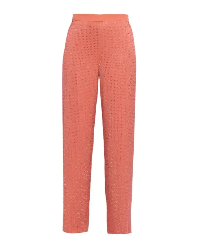 Ungaro Wide-Leg Rhinestone Pants