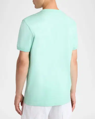 Dolce & Gabbana Men's Cotton DG-Patch Crewneck T-Shirt | Thumbnail 3 Dolce & Gabbana Men's Cotton DG-Patch Crewneck T-Shirt | Thumbnail 3