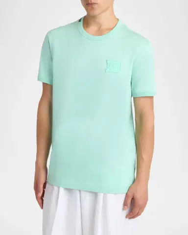 Dolce & Gabbana Men's Cotton DG-Patch Crewneck T-Shirt | Thumbnail 4 Dolce & Gabbana Men's Cotton DG-Patch Crewneck T-Shirt | Thumbnail 4