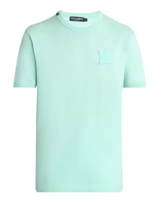 Men 's Cotton DG-Patch Crewneck T-Shirt