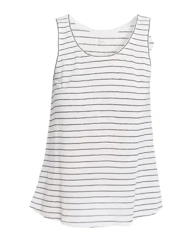 Eileen Fisher Striped Organic Linen Knit Tank Top | Thumbnail 1