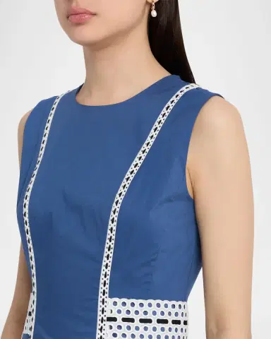 Tanya Taylor Sloane Embroidered Midi Dress | Thumbnail 5