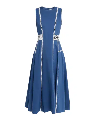 Tanya Taylor Sloane Embroidered Midi Dress | Thumbnail 1