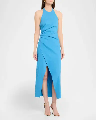 A.L.C. Sylvie Halter Midi Dress | Thumbnail 4