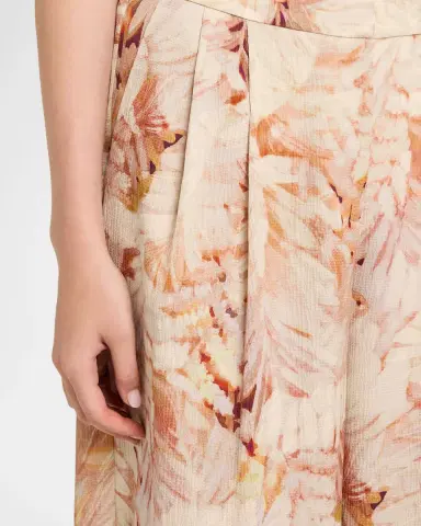 Ungaro Leighton Floral-Print Hammered Satin Pants | Thumbnail 5