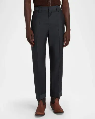Versace Men's Straight-Leg Formal Pants | Thumbnail 6