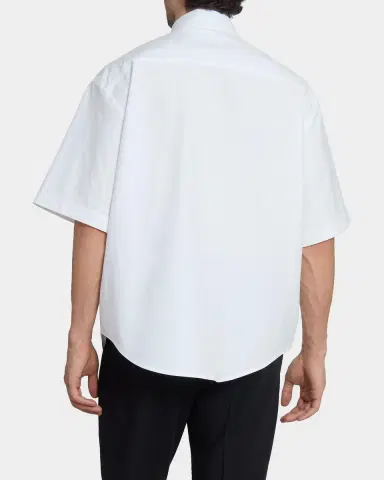 AMI PARIS Men's Ami de Coeur Cotton Short-Sleeve Shirt | Thumbnail 3 AMI PARIS Men's Ami de Coeur Cotton Short-Sleeve Shirt | Thumbnail 3