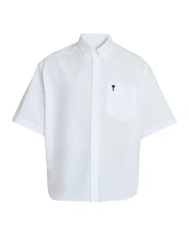 AMI PARIS Men's Ami de Coeur Cotton Short-Sleeve Shirt | Thumbnail 1 AMI PARIS Men's Ami de Coeur Cotton Short-Sleeve Shirt | Thumbnail 1