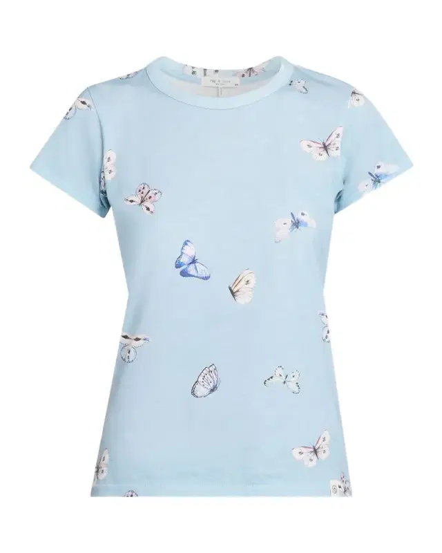 rag & bone All-Over Butterfly Graphic Tee