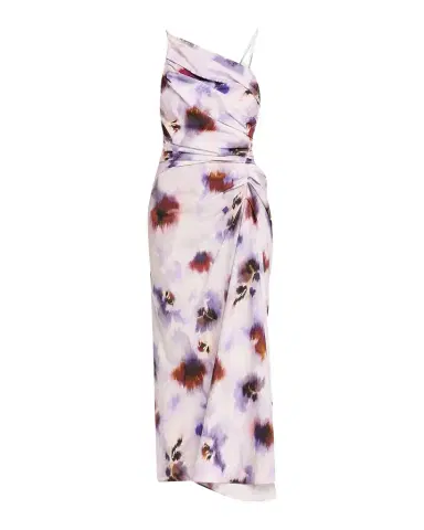 A.L.C. Juno Asymmetric Floral Midi Dress | Thumbnail 1