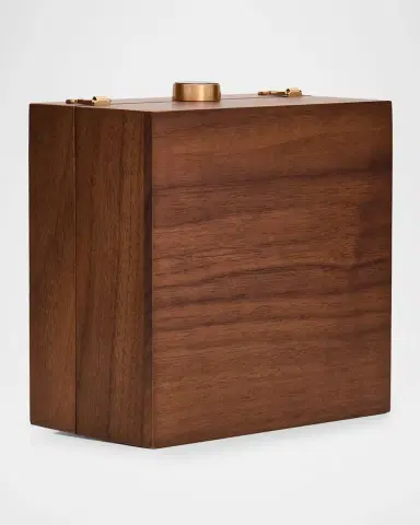 Cult Gaia Tic Tac Toe Wood Clutch Bag | Thumbnail 3 Cult Gaia Tic Tac Toe Wood Clutch Bag | Thumbnail 3