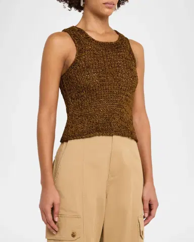A.L.C. Nelly Open Knit Tank Top | Thumbnail 4