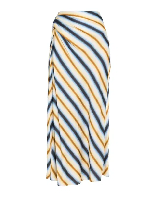 A.L.C. Jean Stripe Column Skirt