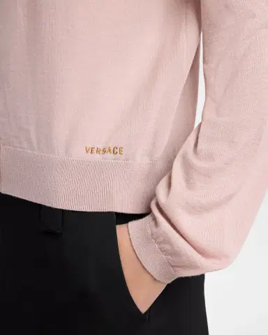 Versace Virgin Wool Knit Cardigan | Thumbnail 5 Versace Virgin Wool Knit Cardigan | Thumbnail 5