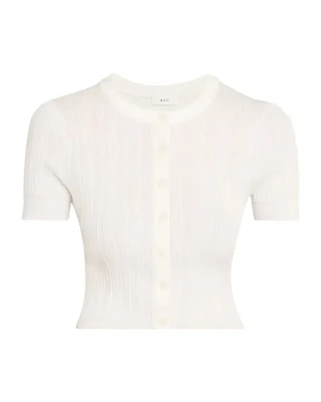 A.L.C. Lottie Textured Crop Cardigan