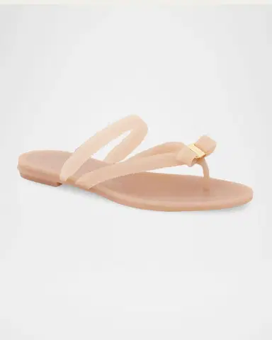 Ferragamo Jealsa Rubber Flat Thong Sandals | Thumbnail 2 Ferragamo Jealsa Rubber Flat Thong Sandals | Thumbnail 2