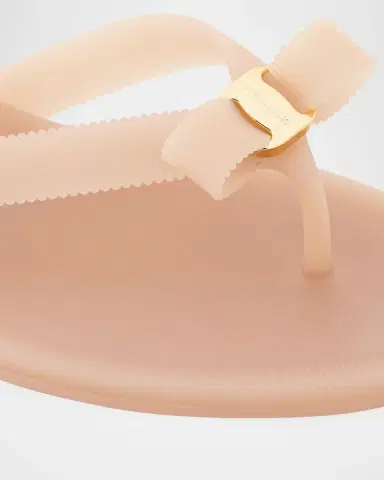Ferragamo Jealsa Rubber Flat Thong Sandals | Thumbnail 5 Ferragamo Jealsa Rubber Flat Thong Sandals | Thumbnail 5