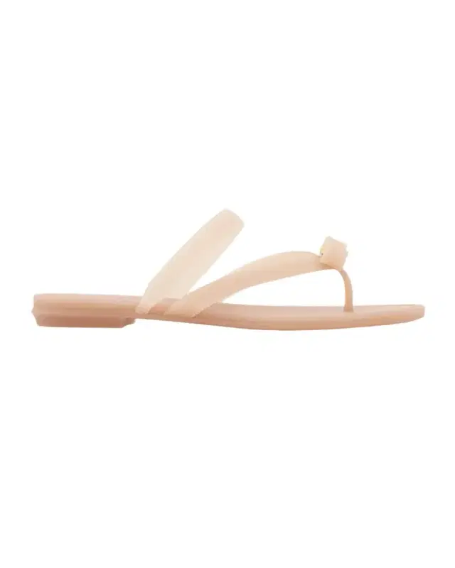 Ferragamo Jealsa Rubber Flat Thong Sandals
