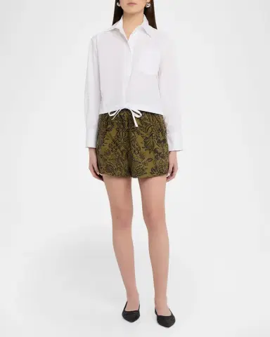 WE-AR4 The CC Cropped Cotton Shirt | Thumbnail 2 WE-AR4 The CC Cropped Cotton Shirt | Thumbnail 2