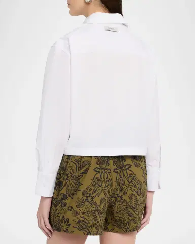 WE-AR4 The CC Cropped Cotton Shirt | Thumbnail 3 WE-AR4 The CC Cropped Cotton Shirt | Thumbnail 3