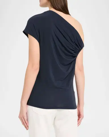 A.L.C. Halle Ruched Asymmetric Tee | Thumbnail 3