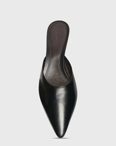 The Row Liisa Leather Kitten-Heel Mules | Thumbnail 2 The Row Liisa Leather Kitten-Heel Mules | Thumbnail 2