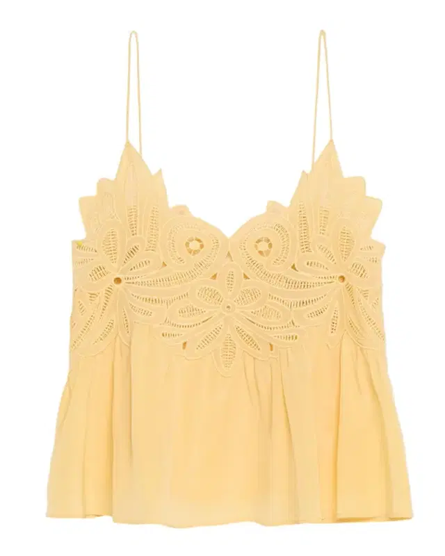 Rosie Embroidered Silk Top
