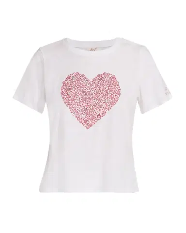 Cinq à Sept Rhinestone Doodle Crewneck Tee | Thumbnail 1