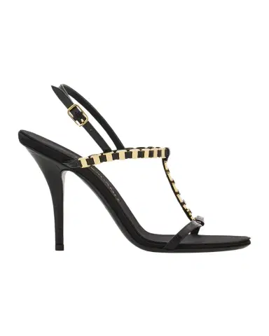 Ferragamo 95mm Estea Gancini Leather Sandals | Thumbnail 1 Ferragamo 95mm Estea Gancini Leather Sandals | Thumbnail 1